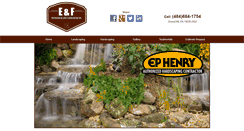 Desktop Screenshot of efhardscapinginc.com