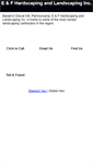 Mobile Screenshot of efhardscapinginc.com